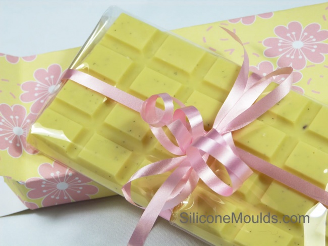 3 cell Bar Large Silicone Chocolate Mould (95g) - C208