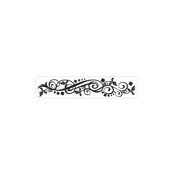 FLOURISH - Large Borders Embossing Folder 2.5 x 12 inches - by Darice