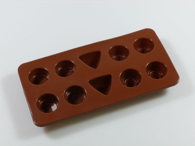 10 cell Modern design Silicone Chocolate Mould
