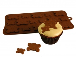 PEEK-A-BOO TEDDY BEARS Chocolate Collection Silicone Mould