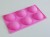 6 cell PINK Semi Sphere / Half Round Silicone Mould - use for Chocolate Bombs