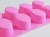 8 cell PINK Friand Oval Silicone Cake Baking Mould / Australian Muffin