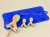 6+1 cell Charity Crossed Ribbon Lolly / Chocolate Bar Silicone Baking Mould