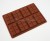 35g - 8 cell 6 Section Rectangular Silicone Chocolate Bar Mould N076