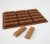 VERY SLIGHT SECOND -  15 cell 3 Finger 21g Section Rectangular Silicone Chocolate Bar Mould N080