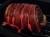 Pack of 4 Silicone Food Ropes / Ties - Red - CLEARANCE