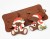 2 Large Santa Bears Chocolate / Candy Silicone Baking Mould ©SJK