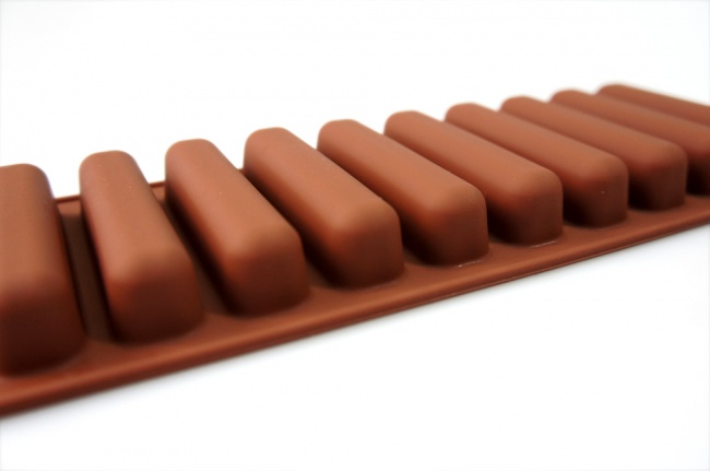10 cell Water / Sports Bottle Ice Sticks Mould (Chocolate Barette)