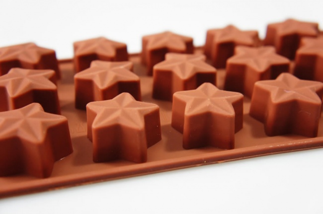 15 Chocolate 3D Star Silicone Candy Baking Mould