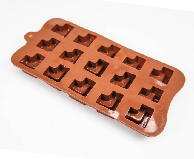 15 cell Geometric Shapes Silicone Chocolate Mould