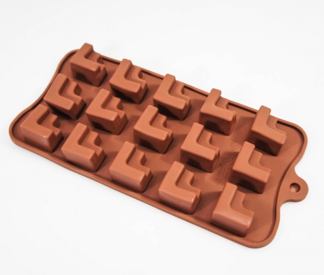 15 cell Geometric Shapes Silicone Chocolate Mould