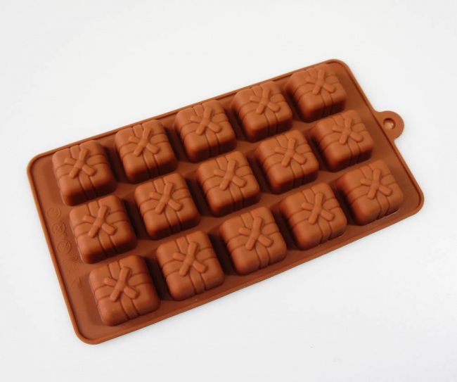 15 Chocolate Gift / Parcel Silicone Chocolate Mould