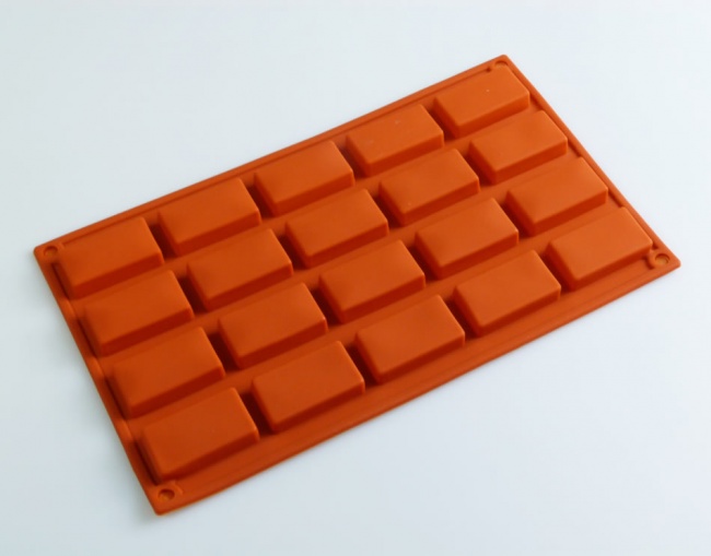 20 cell Sample Size / Mini Bar  Silicone Chocolate Mould Baking