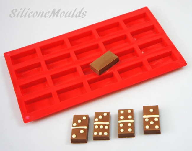 20 cell Sample Size / Mini Bar  Silicone Chocolate Mould Baking