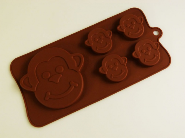 4+1 Cheeky Monkeys Chocolate Collection Silicone Mould