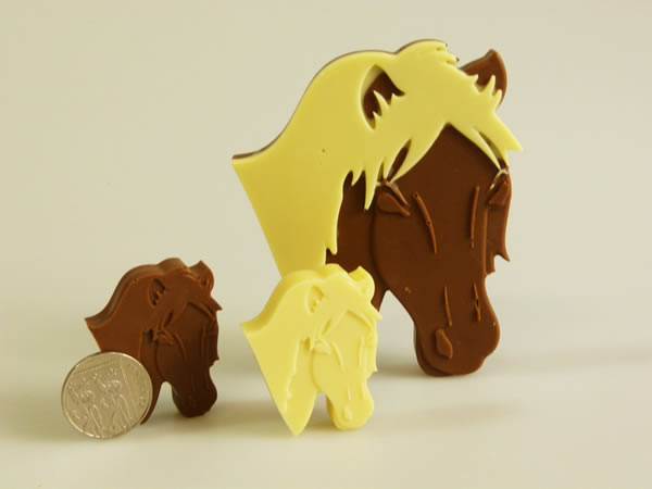 4+1 Horse / Pony Chocolate Silicone Baking Mould - Farm Animals - CLEARANCE