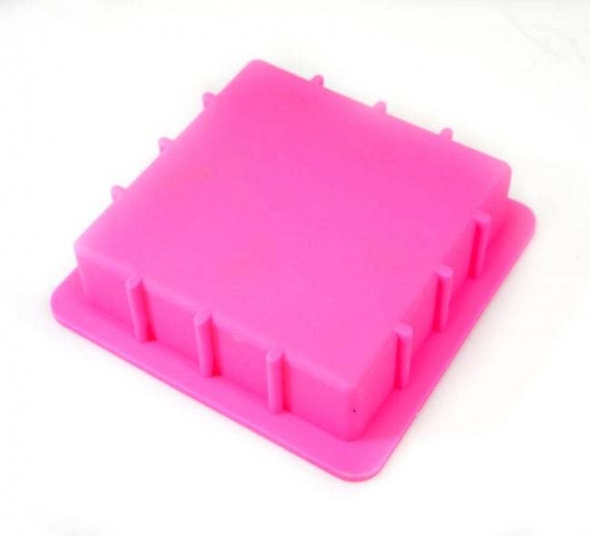 150mm / 6'' Square Reinforced Heavy Duty Silicone Mould - Ideal for Resin / Concrete