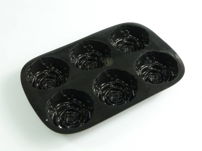 6 Rose / Roses Fancy & Stylish Flexible Silicone Mould