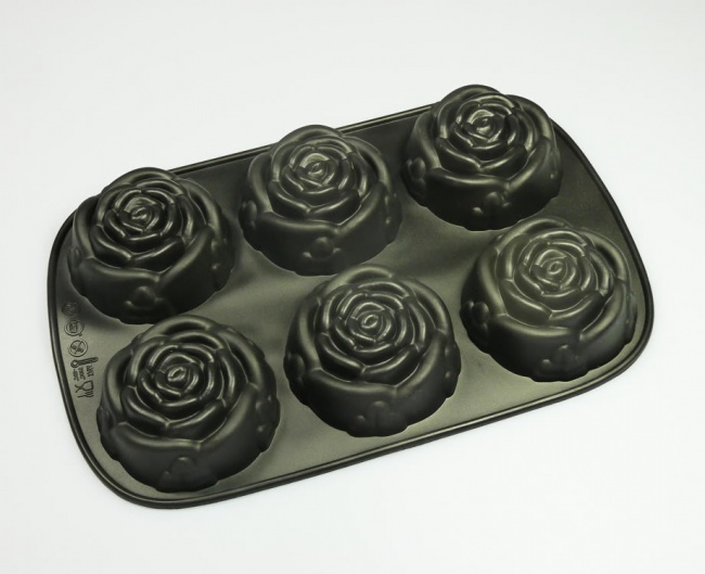 6 Rose / Roses Fancy & Stylish Flexible Silicone Mould