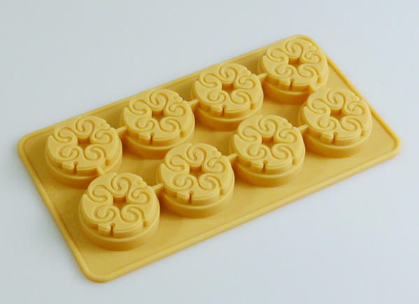 8 Mini CHOCOLATE SWIRL  / Ice / Wax Melt Silicone Tray Mould