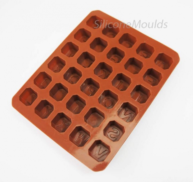 Chocolate Letter Blocks - Silicone Chocolate / Candy Mould
