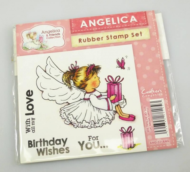 Angelica and Friends - ANGELICA Rubber Stamp Set (Crafters Companion)