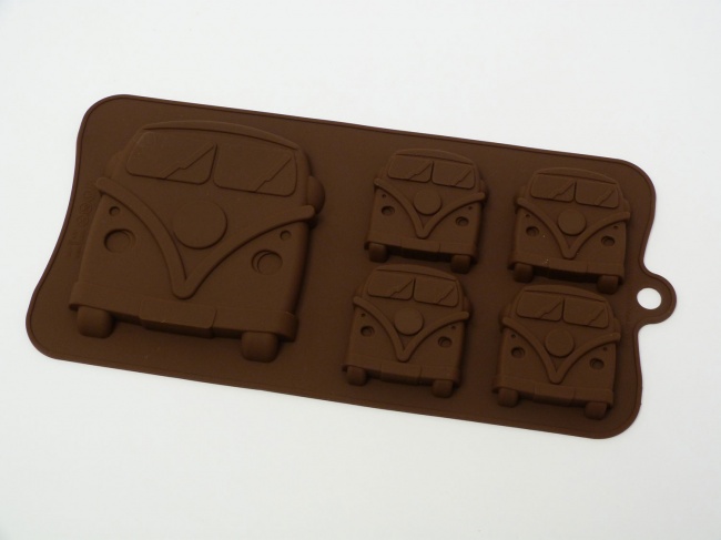 4+1 Camper Van Chocolate Collection Silicone Baking Mould