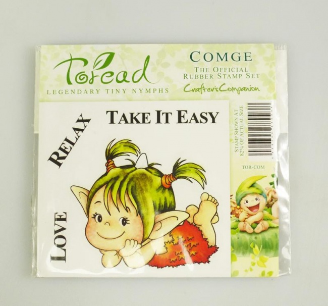Toread Nymphs Rubber Stamp - COMGE by Crafter's Companion - Paper Crafting