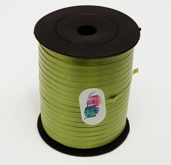 OLIVE Curling Ribbon - 5mm wide 500 metres - Perfect for Gift Wrapping Presents