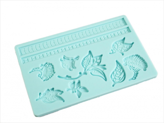 FLORAL Sugarpaste Silicone Push Mould for Cake Decorating - CLEARANCE