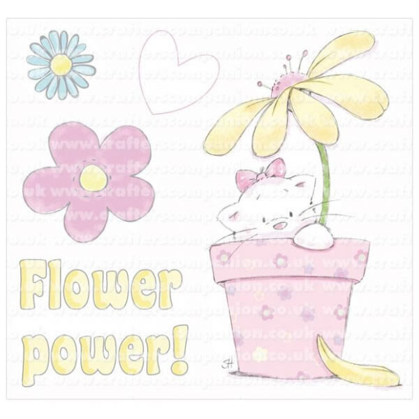 Strawberry Kisses - Flower Power Stamp Set