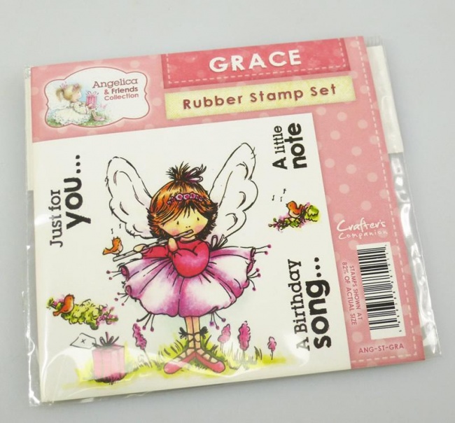 Angelica and Friends - GRACE Rubber Stamp Set (Crafters Companion)