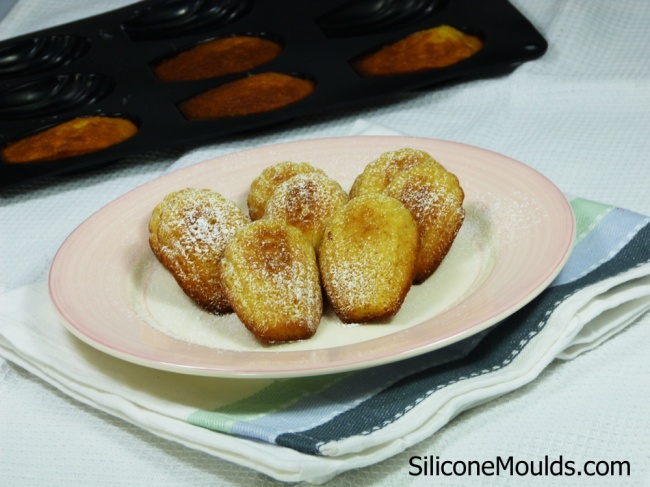 9 Madeleine / Madeline Shell Shaped Silicone Cake Mould