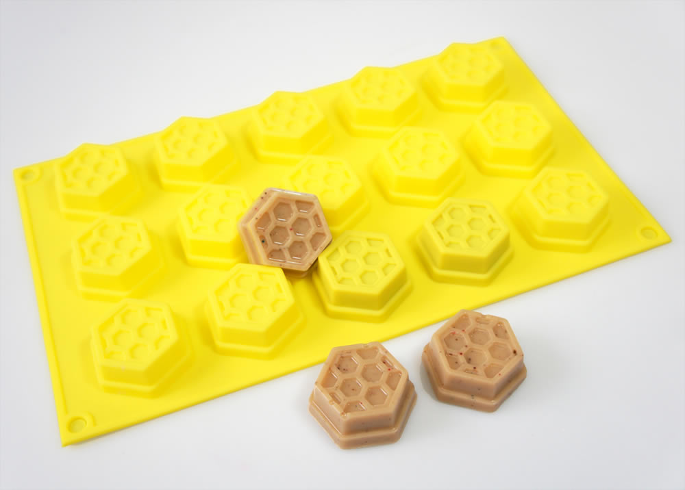 Honeycomb And Bees Silicone Mould