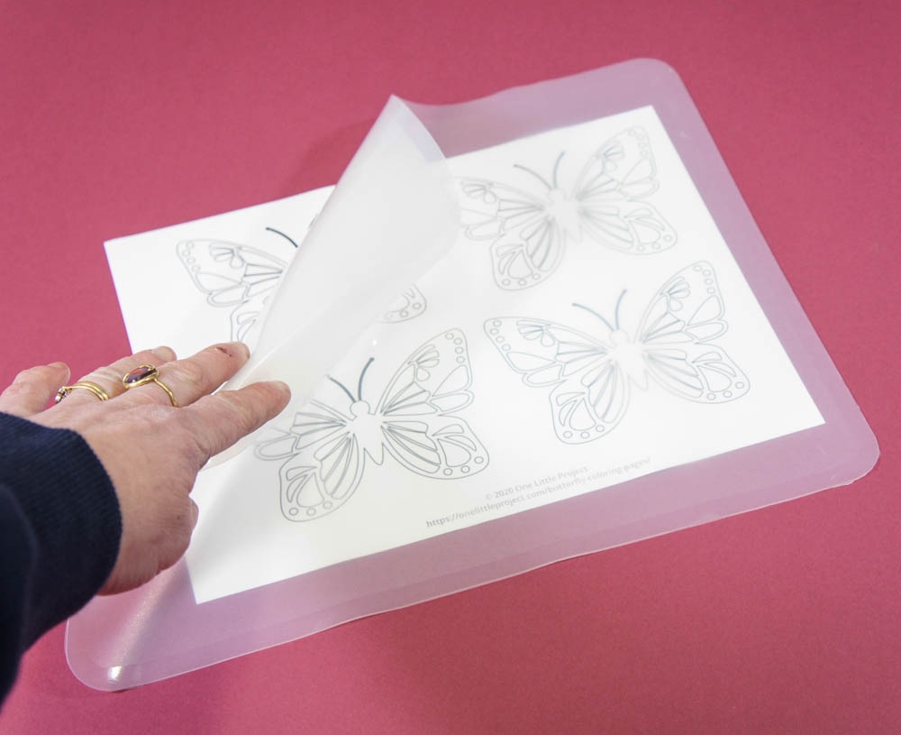 CLEAR Silicone Baking Sheet / Work Mat / Tray Liner - ideal for royal icing  and chocolate work Silicone Moulds