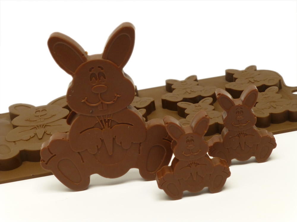 Small Bunny Chocolate Mold.