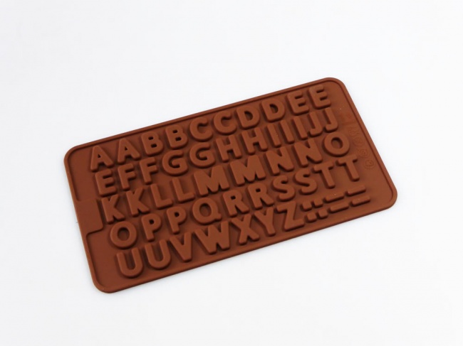 Mini Letters Alphabet (Embellishing) Silicone Mould - Ideal for Flower Paste / Chocolate