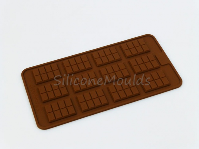 12 cell Mini Tablet / Chocolate Bar - Silicone Chocolate / Candy Bar Mould