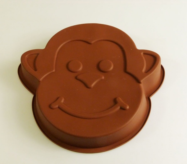 LARGE Cheeky Monkey Children's Birthday Cake Silicone Baking Mould