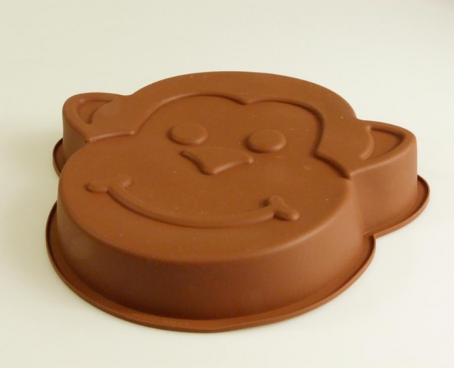 LARGE Cheeky Monkey Children's Birthday Cake Silicone Baking Mould