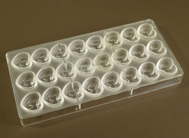 24 cell Romance - Professional Quality Polycarbonate Chocolate Mould CLEARANCE