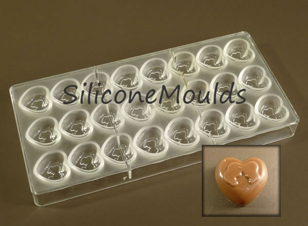 24 cell Romance - Professional Quality Polycarbonate Chocolate Mould CLEARANCE