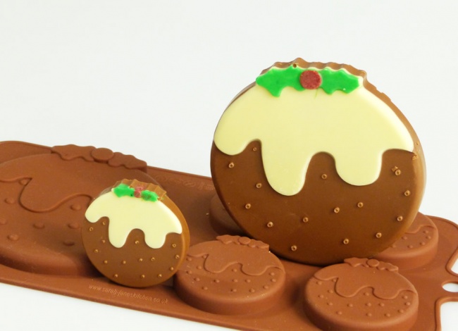 4+1 Christmas Pudding Chocolate Collection Silicone Mould