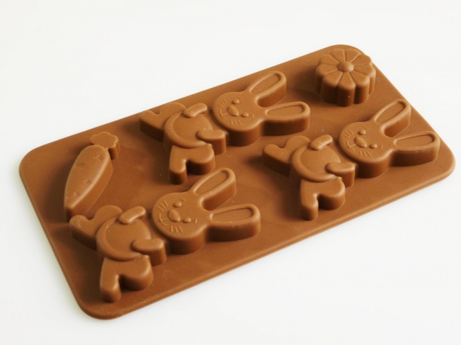 Bunny / Rabbit  / Carrot Silicone Chocolate Mould - Easter Favourite