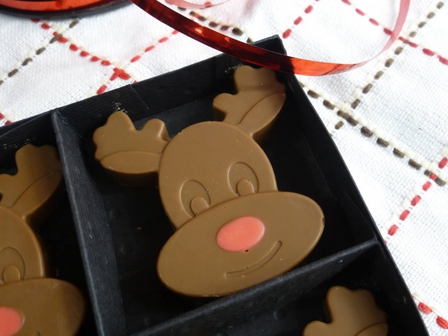 4+1 Rudolph / Reindeer Chocolate Collection Silicone Mould