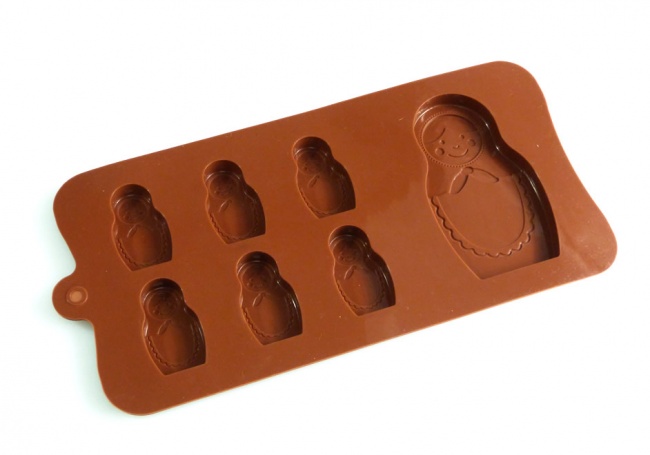 6+1 Russian Doll / Matryoshka Chocolate Collection Silicone Mould