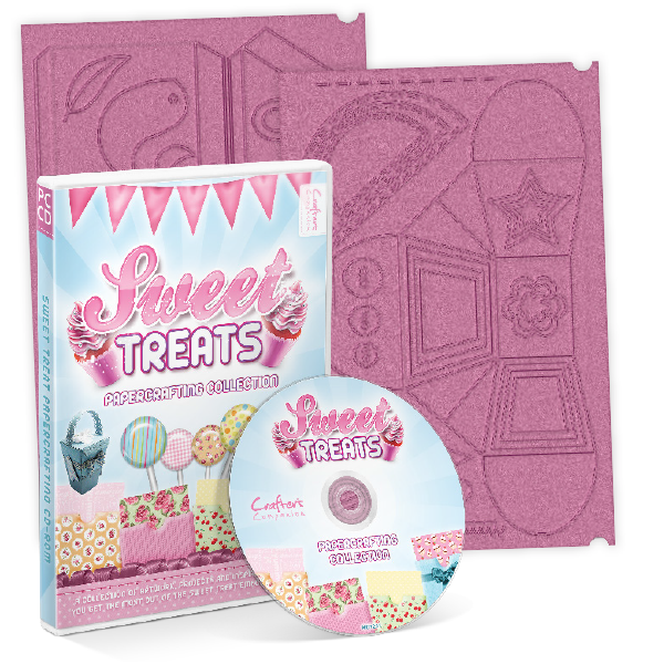 Crafters Companion SWEET TREATS BUNDLE OFFER - boards + cd - Paper / Card Craft
