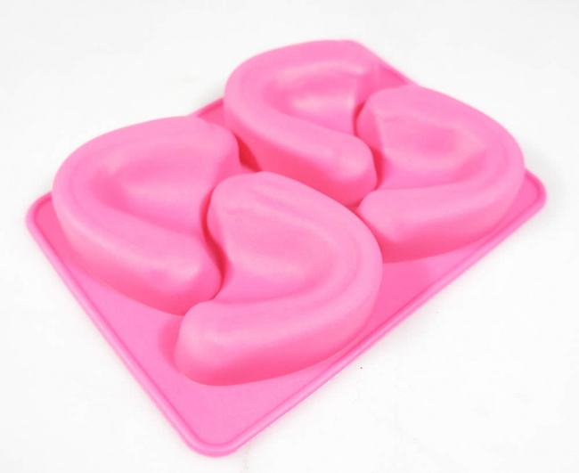4 cell False Teeth / Dentures Fun Silicone Mould - 30ml volume