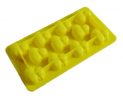 11 Duck / Ducks Chocolate Silicone Mould - YELLOW
