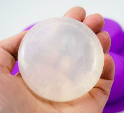 4 cell Round Pebble Silicone Soap Mould - 92mls